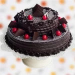 2 tier choco cake