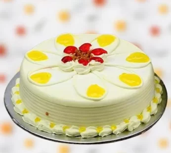 Leafy Butterscotch Cake