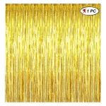 gold foil curtain